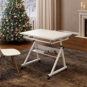 1500 Pieces Jigsaw Puzzle Metal Table Board with 4 Trays