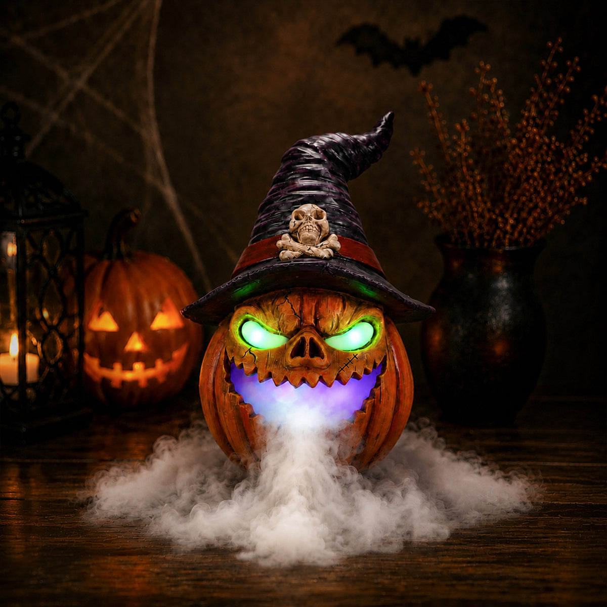 Halloween Jack-O'-Lantern Pumpkin Mist Sprayer Ornament