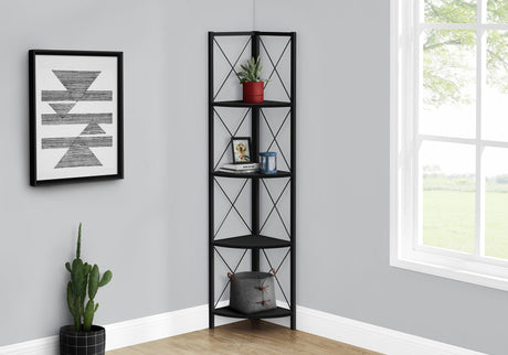 Bookshelf, Bookcase, Etagere, Corner, 4 Tier, Office - Best Buy Furniture
