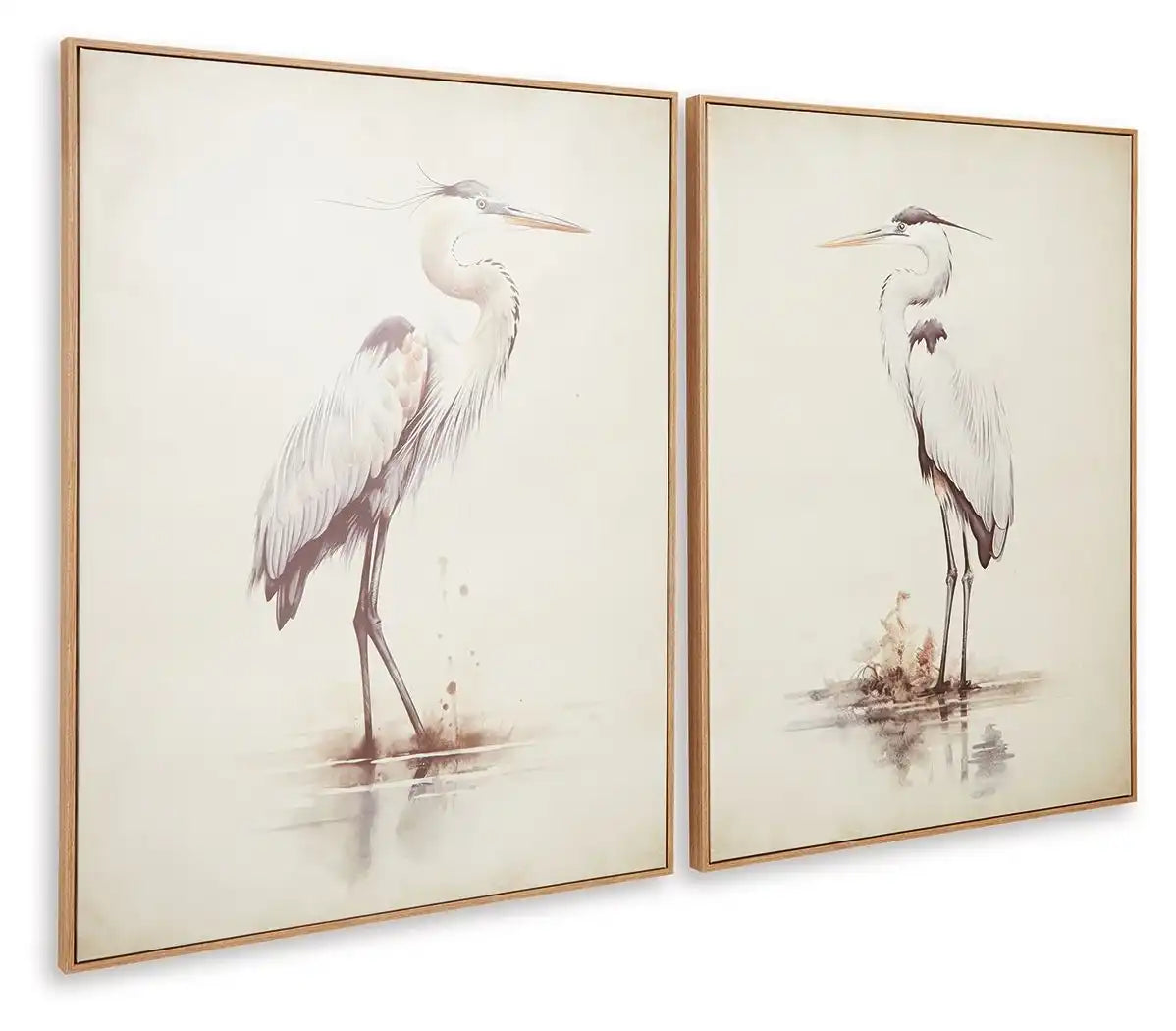 Aubinell - Wall Art Set (Set of 2) - Beige - Best Buy Furniture
