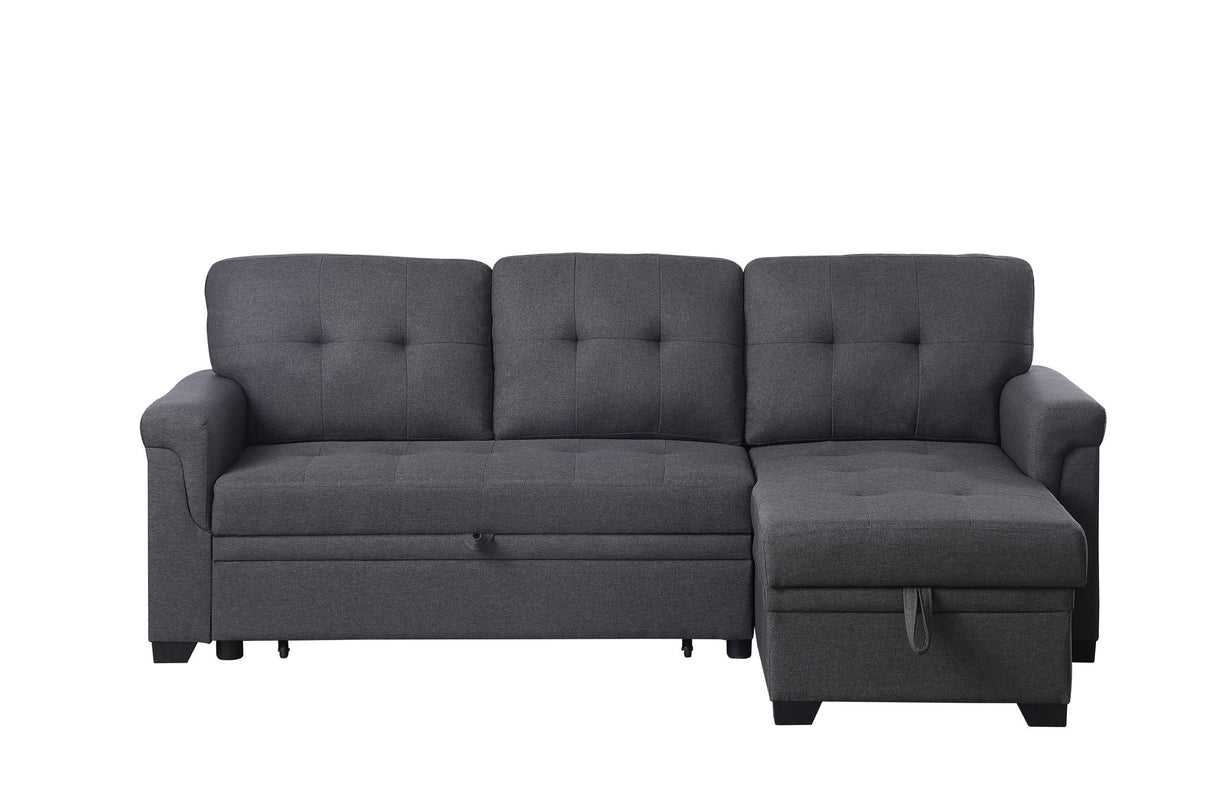 Lucca - Reversible Sleeper Sectional Sofa With Storage Chaise