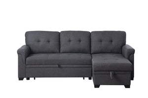 Lucca - Reversible Sleeper Sectional Sofa With Storage Chaise