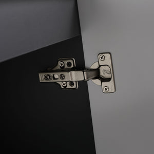 Contemporary Freestanding Bathroom Vanity With Resin Sink & Soft-Close Cabinet Doors