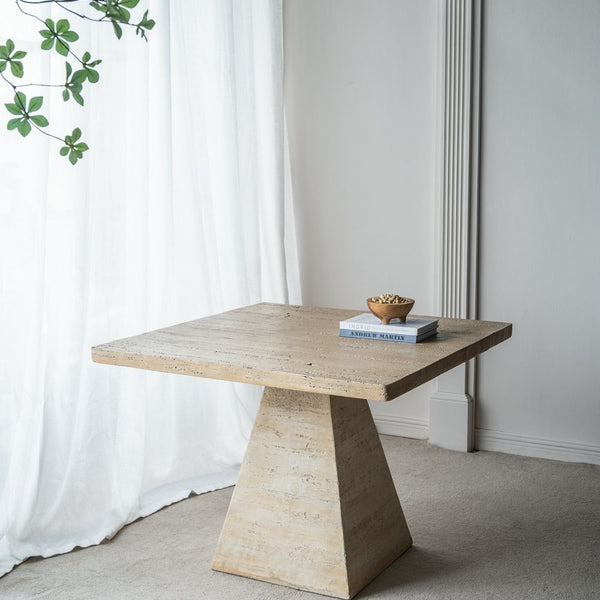 Square Dining Table With Pedestal Base