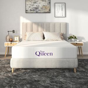 8" Memory Foam Mattress With Charcoal Infusion And Silky Mesh Cover