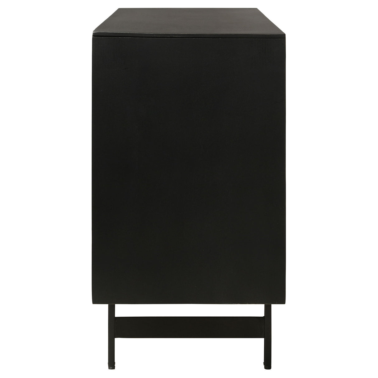 Madrid - 3 Door Accent Cabinet Doors - Natural / Black