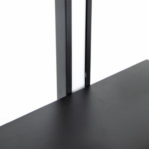 Two Tiered Vertical Shelving Stand with Light
