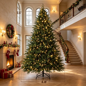 Festive Easy-Setup Artificial Christmas Tree