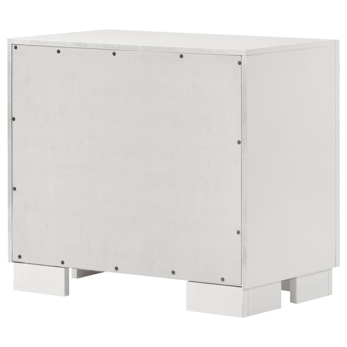 Copper - 2 Drawer Rectangular Nightstand