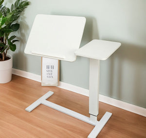 Overbed Bedside Desk, Mobile Rolling Laptop Stand