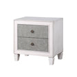 Katia - Weathered Night Stand - Gray / White - Best Buy Furniture