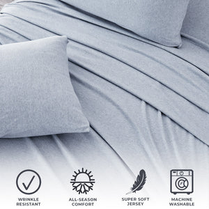 4-Piece Jersey Sheet Set - Carmen Collection