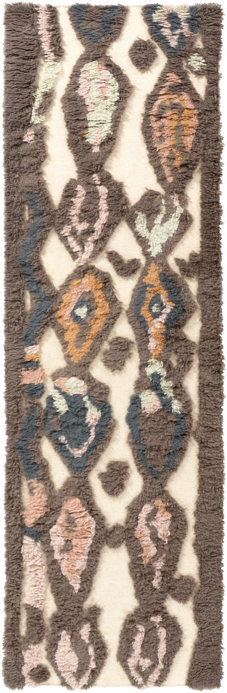 Brown Pink Nila Area Carpet - Clearance