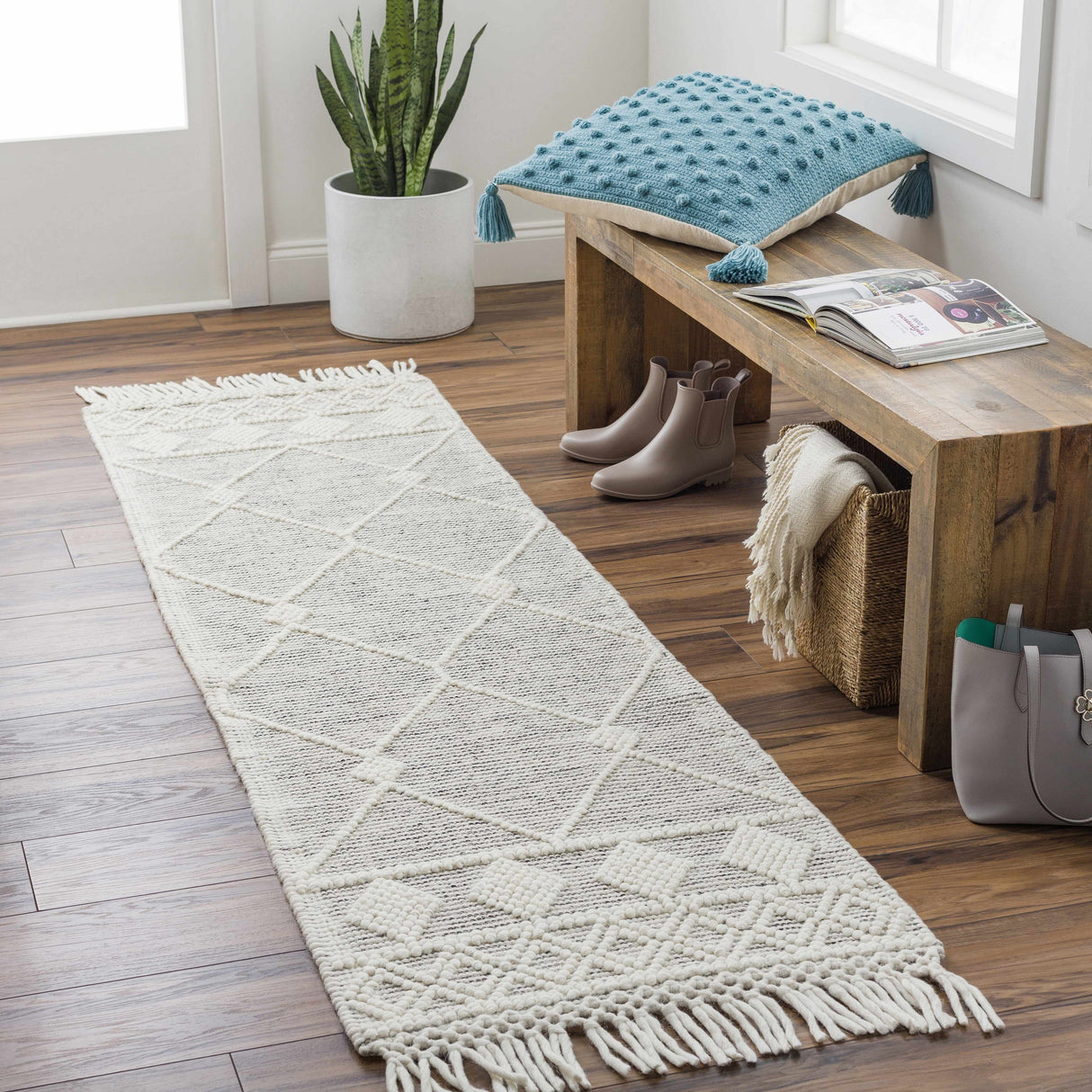 Hemingway Wool Rug with Tassels - Clearance