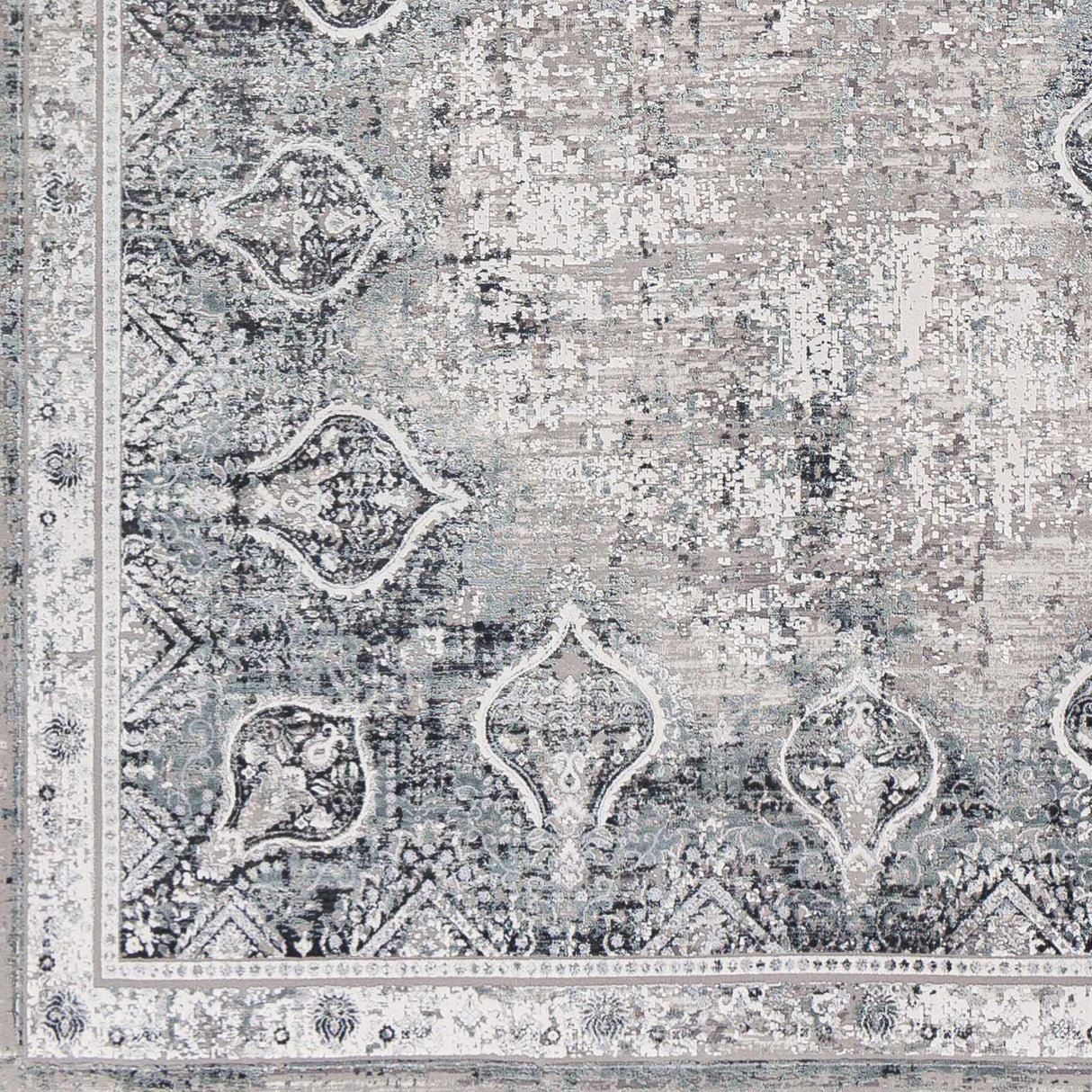 Chorlton Luxury Fringed Faux Silk Rug - Clearance
