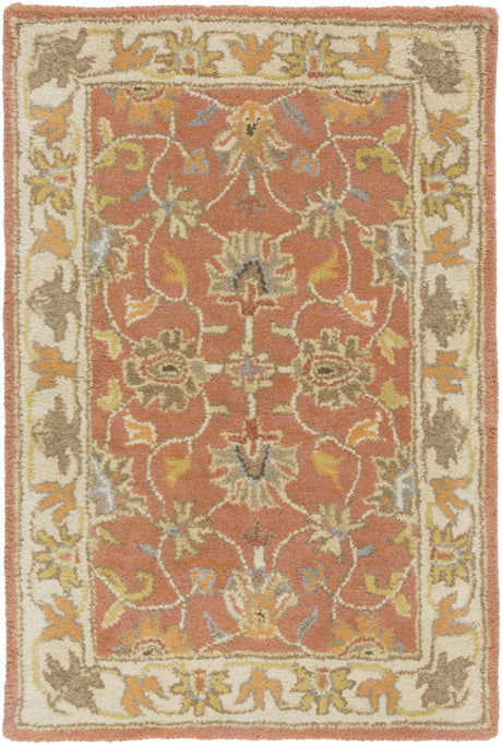Caesar Hand Tufted Burnt Orange 1124 Wool Carpet