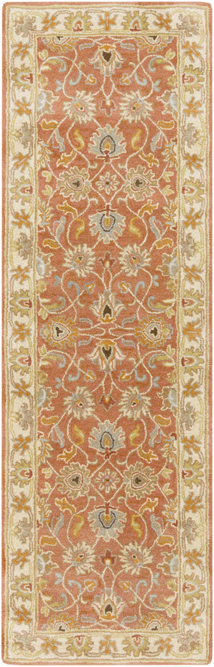 Caesar Hand Tufted Burnt Orange 1124 Wool Carpet