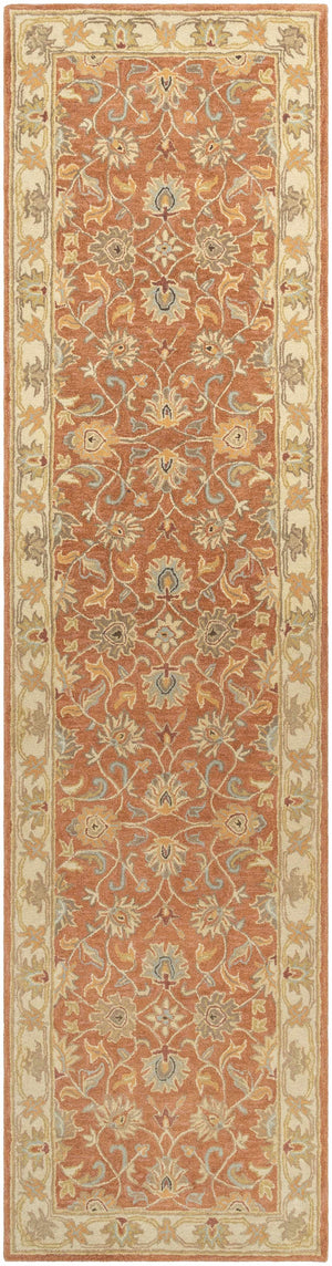 Caesar Hand Tufted Burnt Orange 1124 Wool Carpet