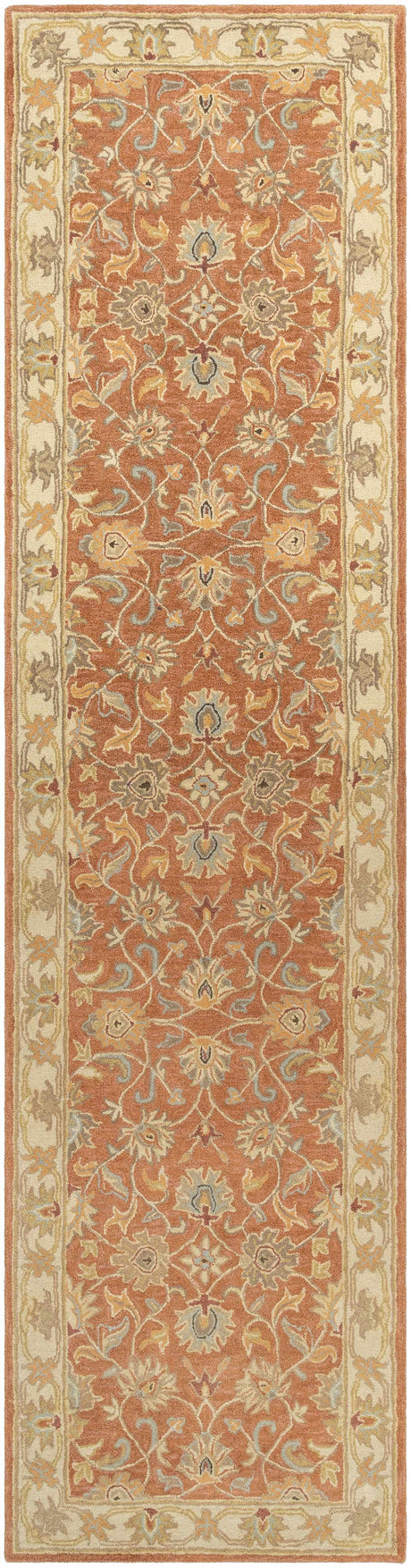 Caesar Hand Tufted Burnt Orange 1124 Wool Carpet