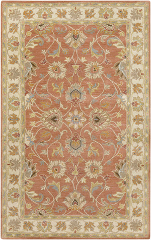 Caesar Hand Tufted Burnt Orange 1124 Wool Carpet