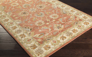 Caesar Hand Tufted Burnt Orange 1124 Wool Carpet