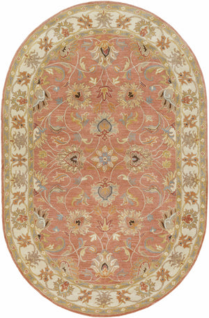 Caesar Hand Tufted Burnt Orange 1124 Wool Carpet