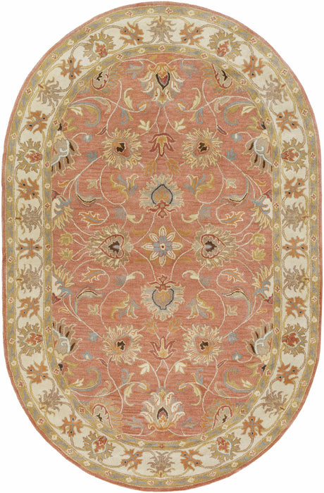 Caesar Hand Tufted Burnt Orange 1124 Wool Carpet