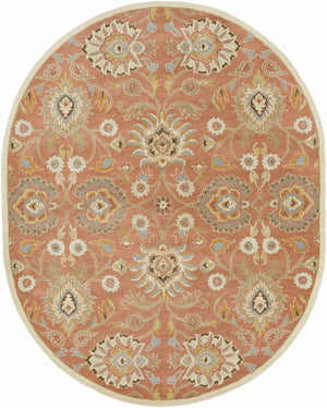 Caesar Hand Tufted Burnt Orange 1124 Wool Carpet