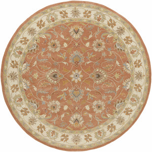 Caesar Hand Tufted Burnt Orange 1124 Wool Carpet