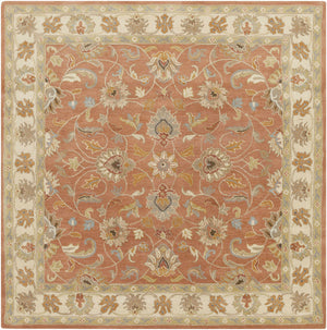 Caesar Hand Tufted Burnt Orange 1124 Wool Carpet