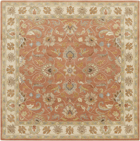 Caesar Hand Tufted Burnt Orange 1124 Wool Carpet
