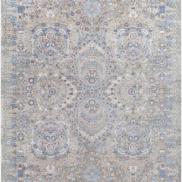 Aisha Abstract Premium Sheen Viscose Rug - Clearance