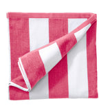 Cotton Velour Cabana Stripe Beach Towel - Novia Collection