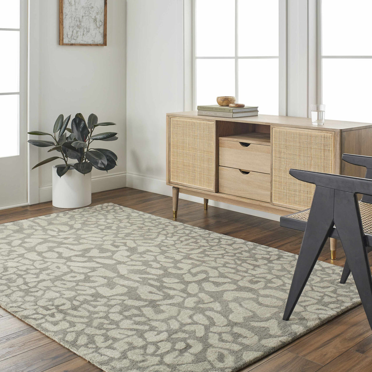 Circa Leopard Print Area Rug - Clearance