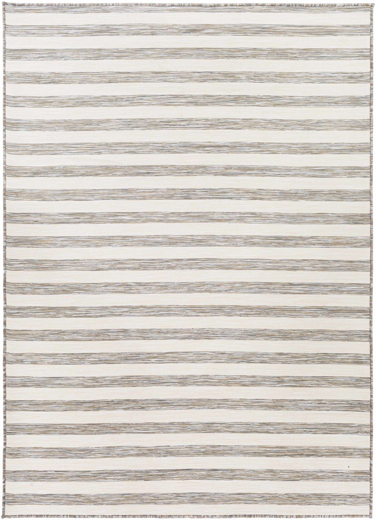Bongaree Gray Striped Outdoor Carpet - Clearance