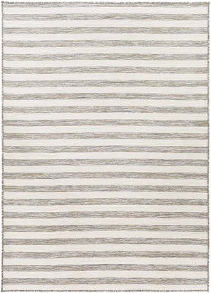 Bongaree Gray Striped Outdoor Carpet - Clearance