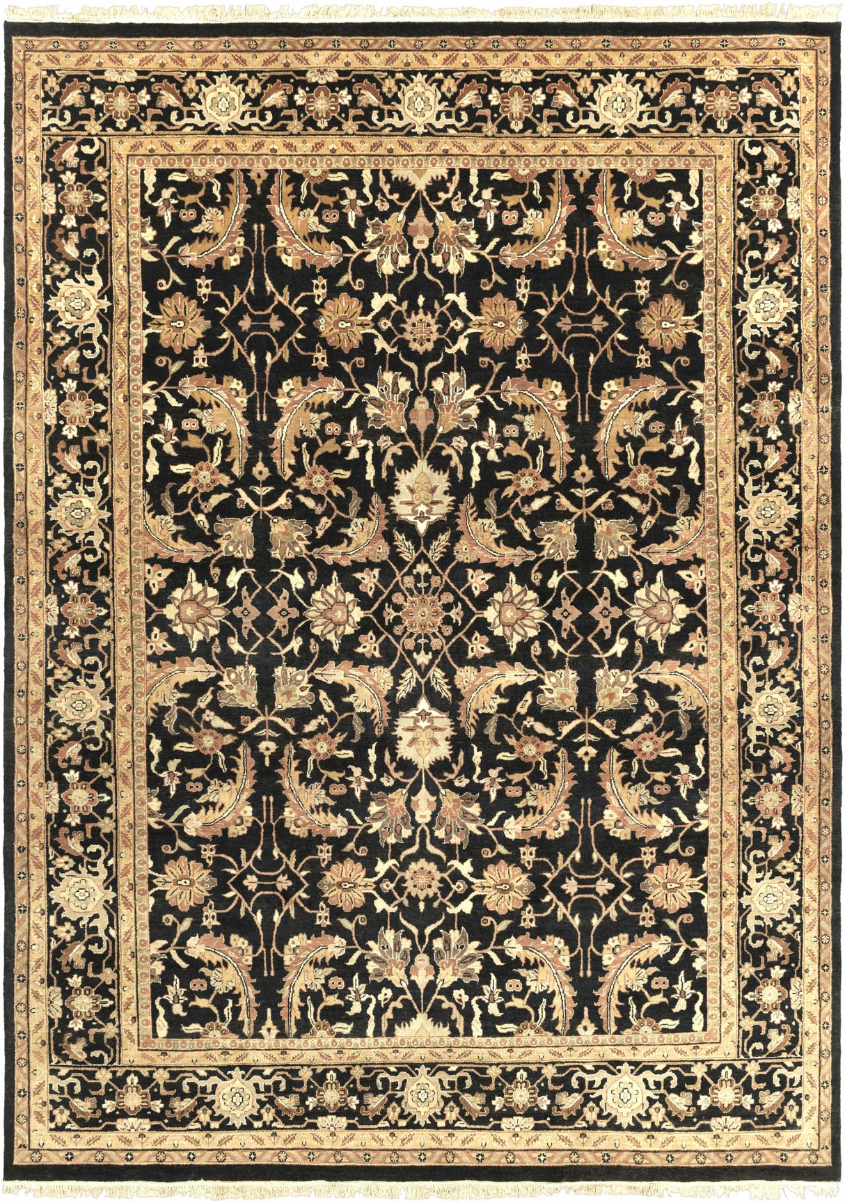 Black&Gold Premium Wool Rug - Clearance