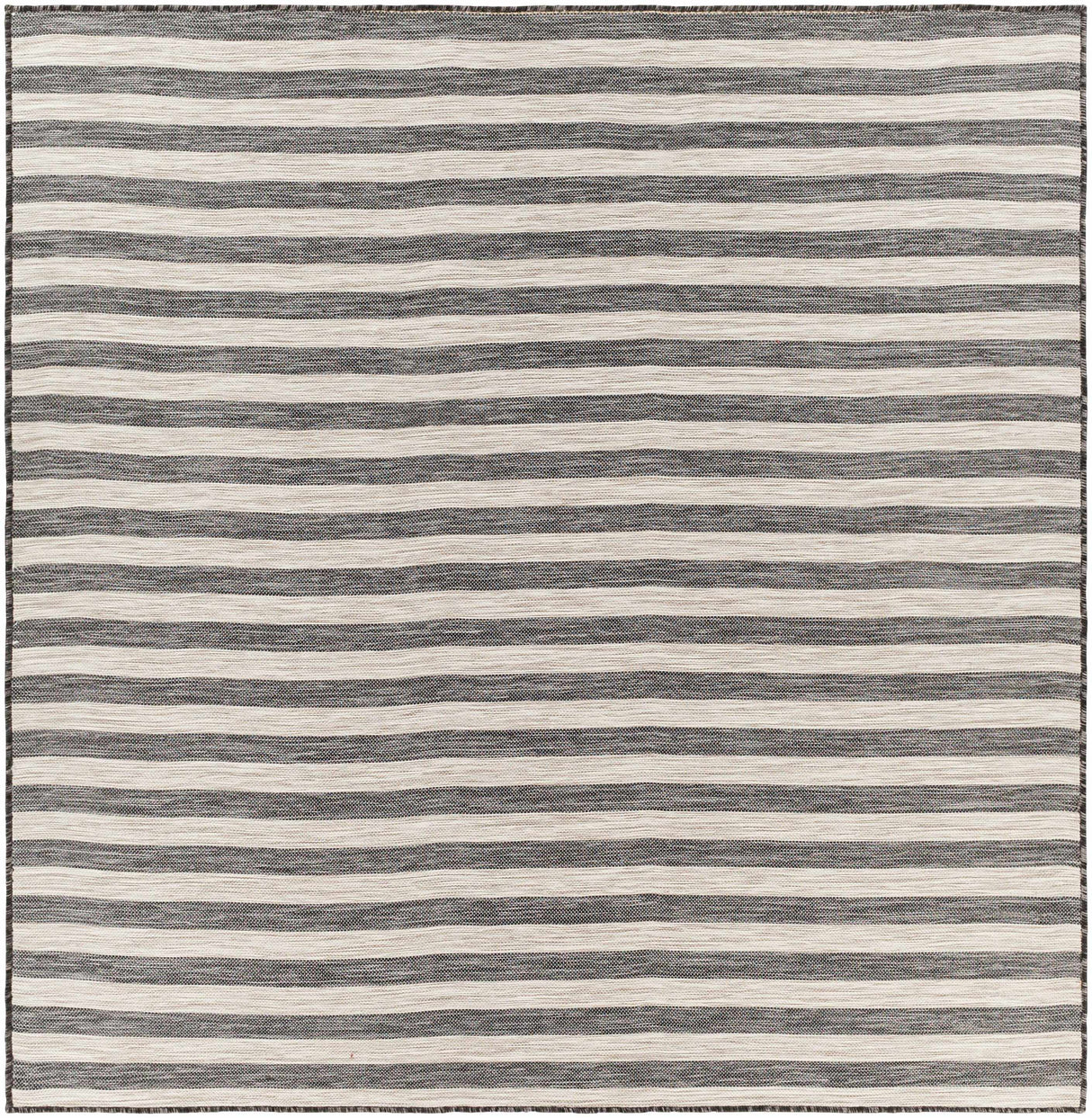 Bongaree Black&Gray Striped Flatweave Carpet - Clearance