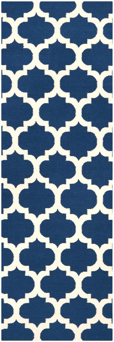 Centenary Navy Wool Area Rug - Clearance