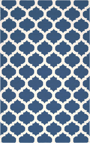 Centenary Navy Wool Area Rug - Clearance