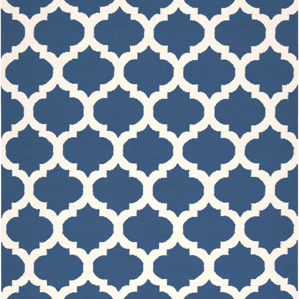 Centenary Navy Wool Area Rug - Clearance