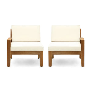 Grenada 5 Seater Acacia Wood Sectional Sofa Set