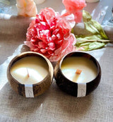Coconut Wax Candle in Coconut Shell - Eco-Friendly and Sustainable Home Decor