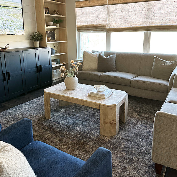 Burl Wood Coffee Table