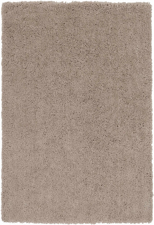 Tingly 2x3 Hand Woven Solid Cream Shag Rug - Clearance