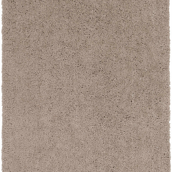 Tingly 2x3 Hand Woven Solid Cream Shag Rug - Clearance