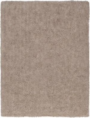 Tingly 2x3 Hand Woven Solid Cream Shag Rug - Clearance