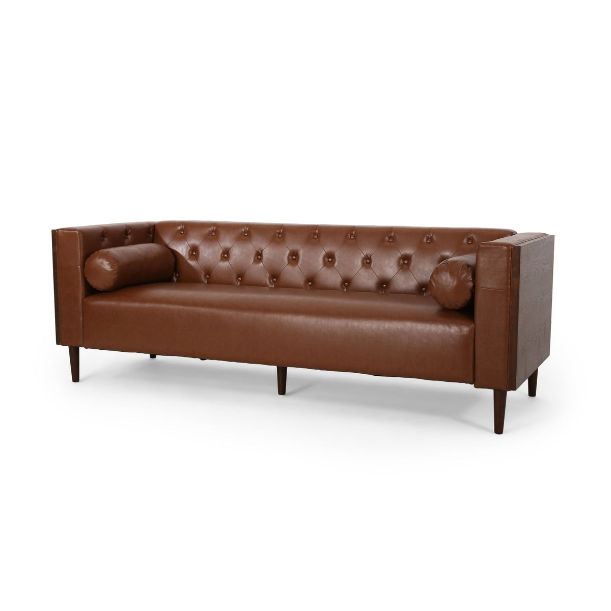 Contemporary 3 Seater Sofa with Tufted Design - view 4