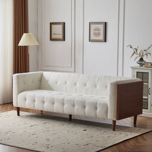 Contemporary 3 Seater Sofa with Tufted Design - view 5