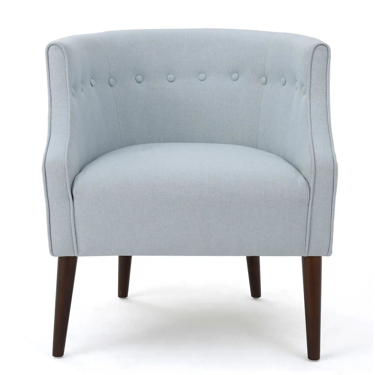 Contemporary Upholstered Club Chair With Button Tufting - Best Buy Furniture